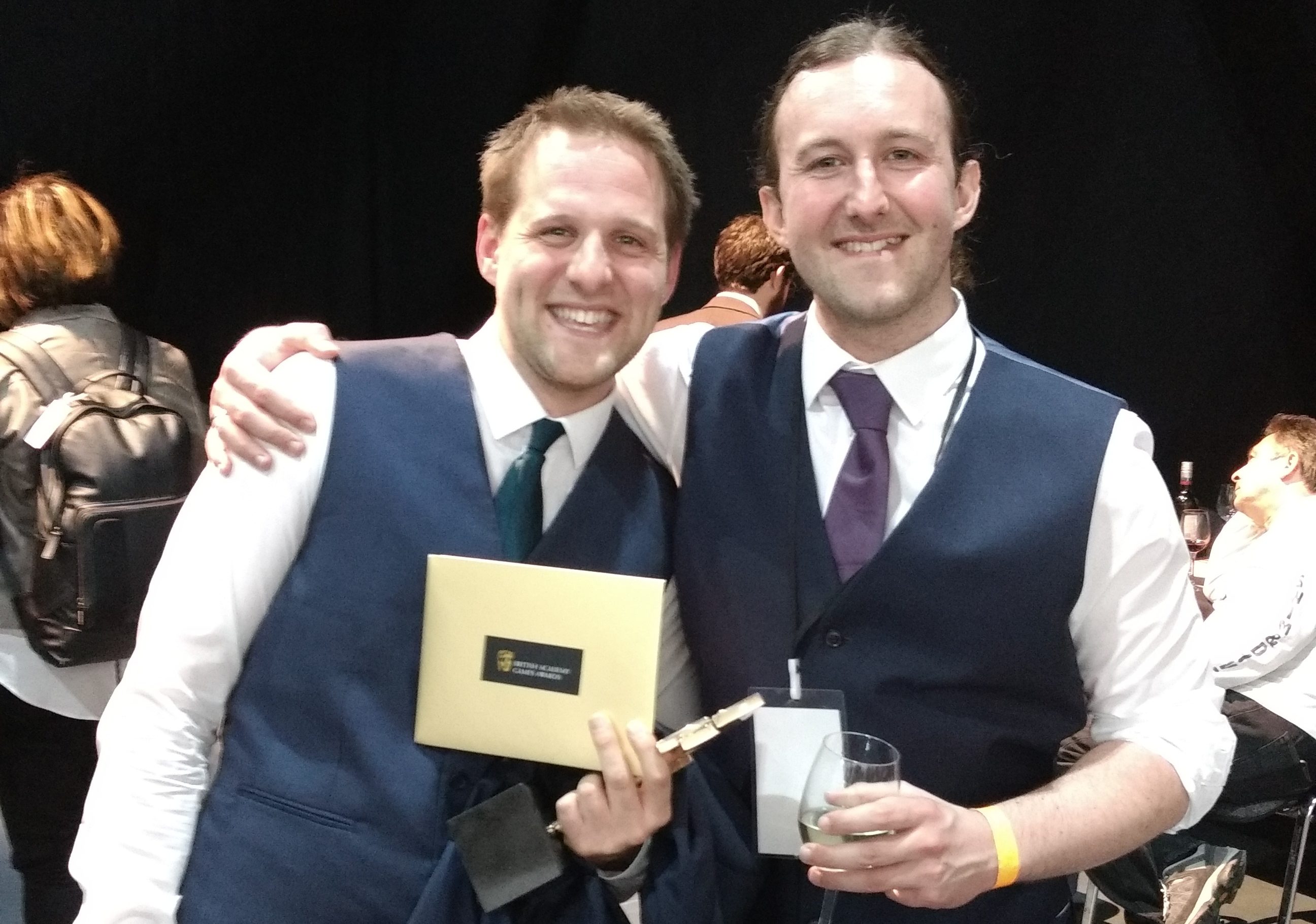 Ashton just after winning the award