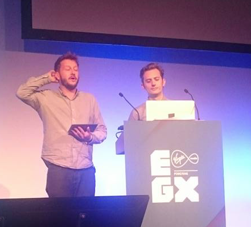 Paul Wolinski and Joe Shrewsbury at EGX